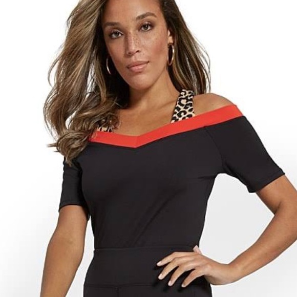 New York & Company Tops - New York and Company leopard top